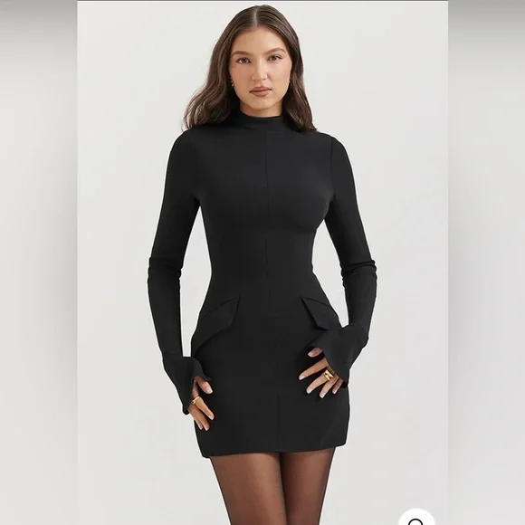Dresses | Cargo Mini Dress In Black | Poshmark